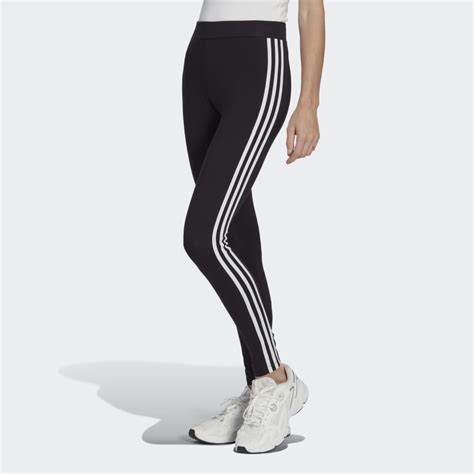 adidas leggings schwarz mit streifen|adidas Originals ADICOLOR CLASSICS 3.